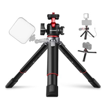 NEEWER NW-991 kamerastativ sammenleggbar håndholdt pinne i aluminiumslegering for live streaming vlogging