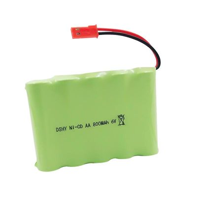 Aa5 nikkel-kadmium batteri 6v 800mah JST Connector leketøy elektrisk batteri oppladbart batteri pack