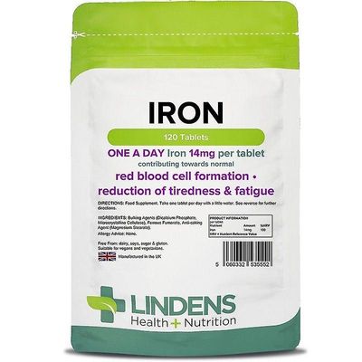 Lindens Iron 14mg Tabletit 120 (5552)