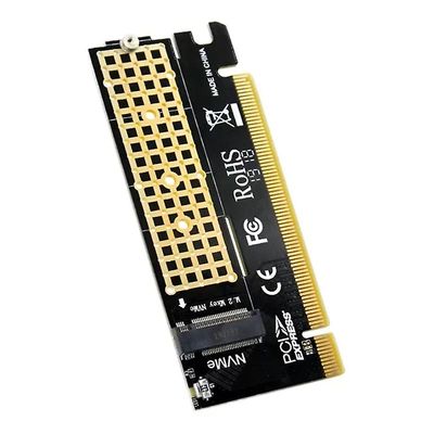 M.2 SSD PCI-adapter M.2 Nvme til PCI-e 4.0 X16 Riser Card Pci-Express X16