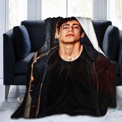 Kerota Aidan näyttelijä Gallagher Blanket Anti-Pilling flanellihuopa sopii vuodesohva toimisto telttailu 50x40in 125x100cm