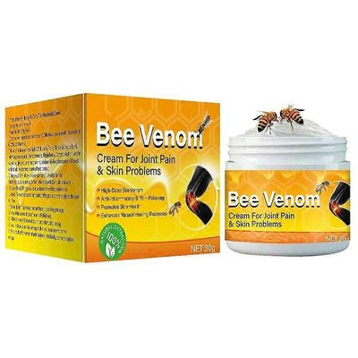 unbrand Mehiläismyrkkyvoide nivelkipuihin ja iho-ongelmiin, Mehiläismyrkkyjen nivelhoitovoide, nivelten ja lihasten rauhoittava voide 3 kpl