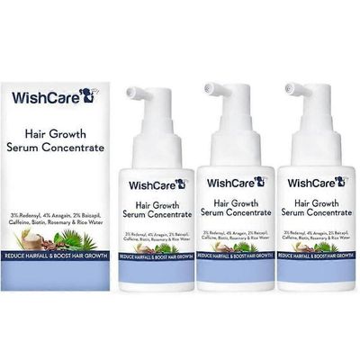 WishCare hiustenkasvuseerumitiiviste miehille ja naisille 30ml 3 kpl