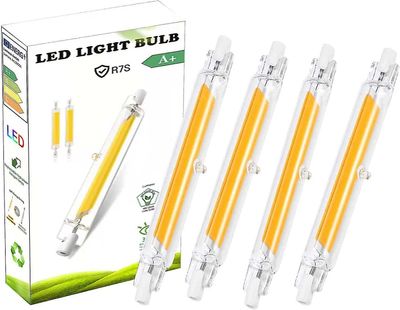 R7s Polttimo 118mm Led 20W Himmennettävä Viileä Valkoinen 4000K Kaksipäinen J-tyyppinen vaihtohalogeeni 100W-200W Polttimo 360beam kulmapakkaus 2 C...