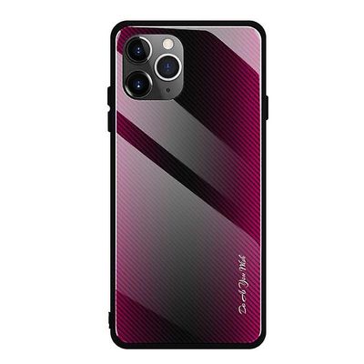 AIR Farvegradient hærdet glaskasse til Apple iPhone 11 Pro 5.8 ''- Pink