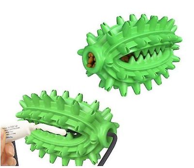 Handuo Hund Rope Ball Chew Legetøj med Sucker Bite-resistente Hund Sucking Legetøj grøn