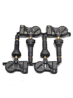 4KPL VUOSILLE 2018-2024 JEEP COMPASS TPMS 433MHz RENGASPAINEANTURI TPMS JEEP RENKAAN ILMANPAINEANTURI 68313387AB 68313387AA 4 Pieces