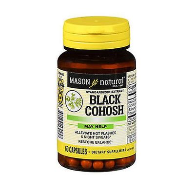 Mason Natural Black Cohosh Hot Flash Relief, 40 mg, 60 kapselia (1 kpl pakkaus)
