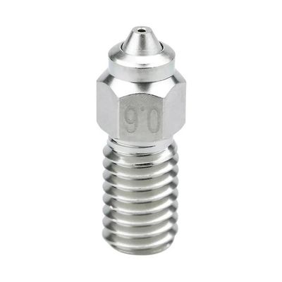 Zerki Bimetallisk 0,4 mm 0,6 mm dyse for Neptun 4/4pro dyse Herdede ståldyser for 3d-skriverdeler 0.6mm