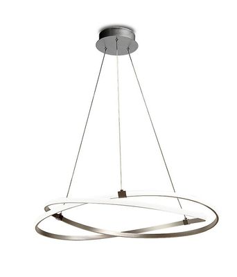 Inspired Lighting Infinity Loft Vedhæng 60W LED 3000K, 4500lm, Sølv, Poleret Krom, Hvid Akryl