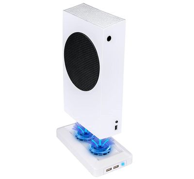 Gangxun Konsolkølingsventilator kompatibel til Xbox Series S Usb Ekstern Cooler Turbo Temperature Control Fan Console Cooling System til Xbox Series S
