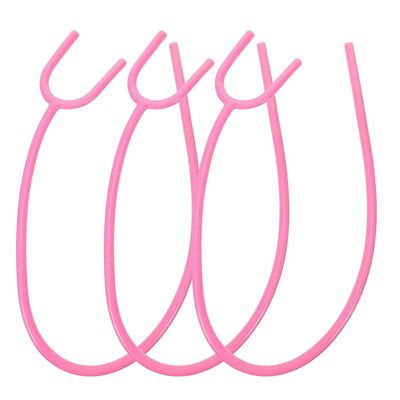 3kpl lääketieteellistä korvaavaa stetoskoopin jatkoletkua lääkäreille, sairaanhoitajille ja klinikoille – kestävä vaaleanpunainen letku sairaalakäy...