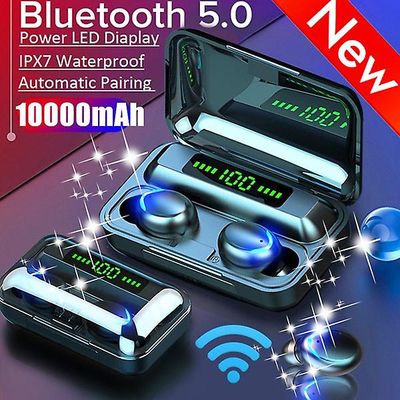 Ny generation !!! 9d Hifi Bluetooth 5.0 Cvc8.0 Støjreduktion Stereo Trådløst Tws Bluetooth-headset Led Display Headset Vandtætte dobbelthovedtelefo...