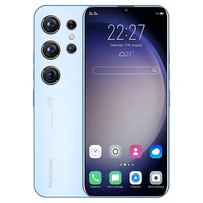 K23 7,5 tommer smartphone 5G 5800mAh 64MP kamera ulåste mobiltelefoner med 128GB hukommelseskort blå