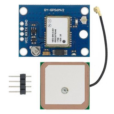 Circuit tilbehør gy-neo6mv2 nye neo-6m GPS-modul neo6mv2 med flyvekontrol eeprom mwc apm2.5 stor antenne til arduino