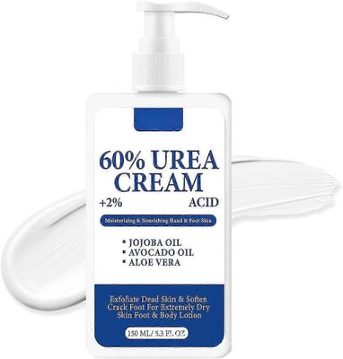 60 % ureavoide, jalkavoide halkeilleille kantapäille, ureavoide, 150 g pullo kovettumia poistavaa tuotetta kuiville ja koville ihoalueille jaloille...