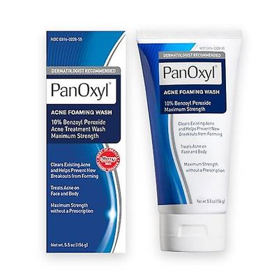 Panoxyl akne skummande tvätta bensoylperoxid 10% 5.5 oz