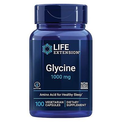 Life Extension Elinajan pidennys Glysiini 1000 mg 100 Kasvis kapselia