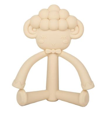 Venalisa ikke giftig silikone får form Baby Teether Legetøj beige