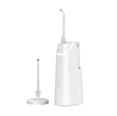 Yunshu Trådløs tandtråd til vand, genopladelig IPX5Vandtæt bærbar oral irrigator til hjemmerejser Hvid 19.2*6.8*4.2cm