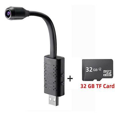 4k mini overvåkingskamera med wifi minikamera ip usb p2p cctv sd-kort skylagring WIFI Legg til 64G-kort