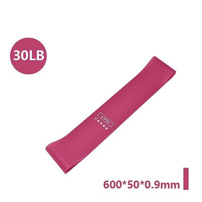 Bærbare Fitness Workout Udstyr Gummi modstand bands Fuchsia