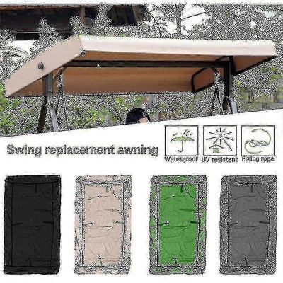 Laadukas vaihto katto puutarhakeinu universaali keinakutto kuisti keinupenkki puutarhatuoli 2-3-paikkainen 191 x 120 cm f54 beige