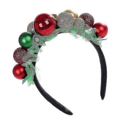Tianzun 17x17x3cm Unisex Hiusseppeleet 1 Kpl Joulupäähine Juhlat Hiusnauha Luova kellopääpanta B Party D