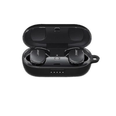 Erstatning av trådløst tannkompatibelt øretelefondeksel Skall For -Bose Sport Earbuds Case (silikonskall) Svart