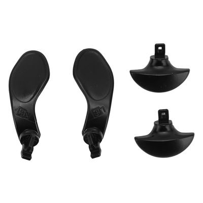 4 kpl peliohjaimen takapainikkeita, ammattimaisia ​​korvaavia metallisia takapainikkeita PS5:n reunaohjaimelle, musta