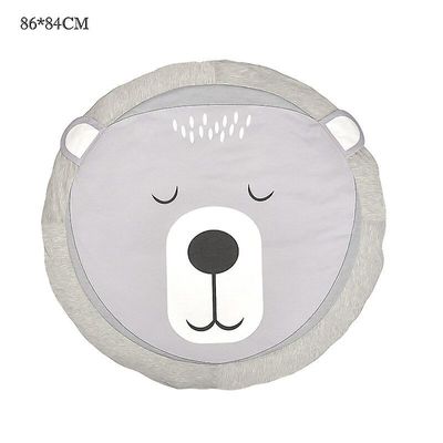 Sofirn Runde Cotton Baby Play Mat, Børns Legetøj, egnet til at lære at kravle, Animal Pattern,-(koala)