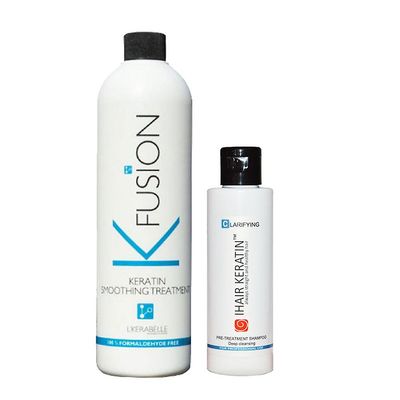 L'kerabelle Kit Keratin K Fusion 500ml+rensende Shampoo Ihair Keratin 100ml