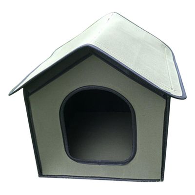 Pet House Vanntett vinterhund Hus Feral For Cat Shelter Med Avtagbar Pad