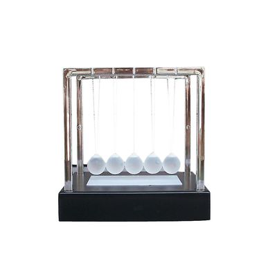 Barsinfi 2 cm lysende jord pendul Newton Vugge Balance Ball tabel dekoration Sort