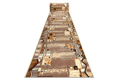 RugsX Runner BCF SZLACZEK beige 60 cm 60x990 cm