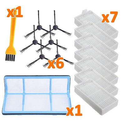 Støv primær filter side børste til Ilife V5 V5s V3 V3s V5 Pro V50 V55 for Medion Md16192 Md18500 Md18501 Md18600