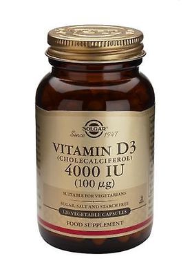 Solgar Vitamin D3 4000 IE Softgels, 120