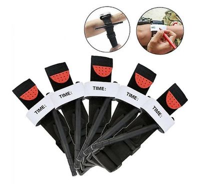 Chowi 5 Stk Tourniquet Rapid One Hand Application Emergency Udendørs Førstehjælp Kit