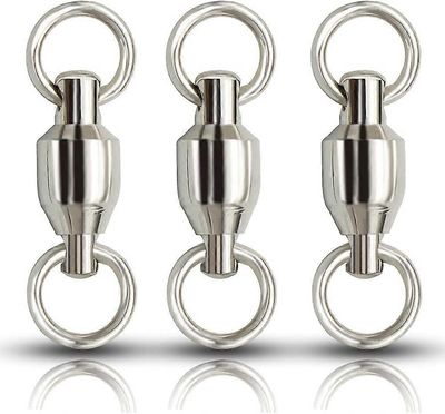 Lertenys Kuulalaakeroidut kääntyvät ruostumattomasta teräksestä valmistetut lujat laakerit kääntyvät kalastuskauhan pallotarvikkeet, 17mm, 24 kpl p...