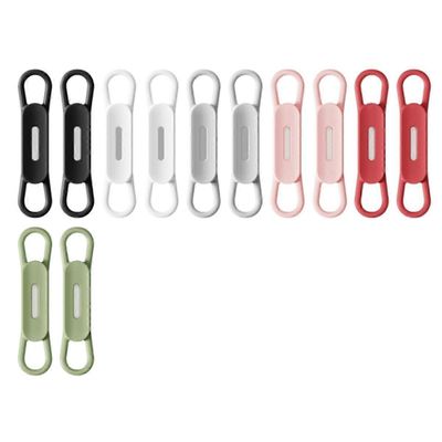 12 kpl magneettinen kynäpidike, silikoni säädettävä kynäpidike työpöydälle, jääkaapille, valkovillisikalle