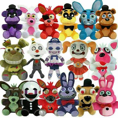 Fnaf fem netter på Freddy's Plysj Doll Plysjies Myke Leketøy Barn Leketøy Freddy