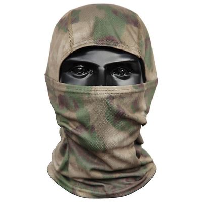 Liltop Militær Taktisk Balaclava Snood Hals Varmere Camo Army Ansigtsmaske Cover FG