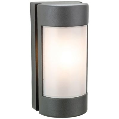 Firstlight Lighting Arena 1 Lys Udendørs Væg Lys Grafit, Opal Polycarbonat Diffusor IP44, E27
