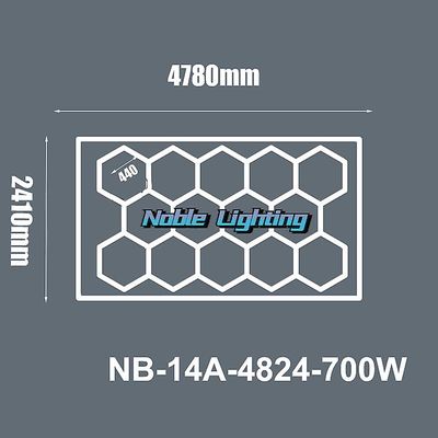 Jelivey Tilpasset 2.5 * 2.4m bestselgende Honeycomb Light Factory Hot Selg Høy ytelse Led Hexagon Led takdetaljering lys NB-14A