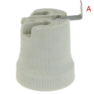 E27 keramisk skrue base Høj temperatur modstå socket pære holder adapter A