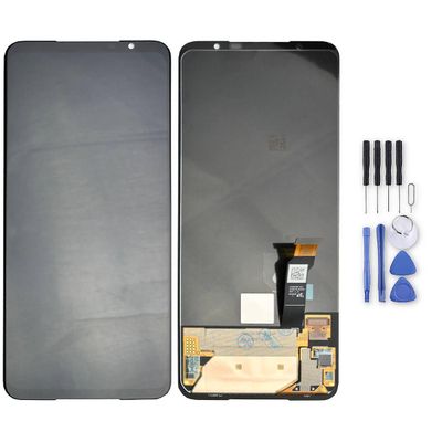 Wigento Asus ROG Phone 7/7 Ultimate -näytölle Full LCD ilman kehysyksikköä Touch Varaosien korjaus Musta