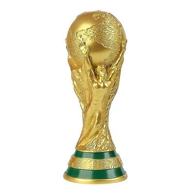 World Cup Fotball Fotball Fotball Qatar 2022 Gold Trophy Sport Memorabilia Kopi Fotball Fan Gave 21cm