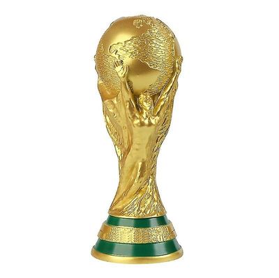 VM fodbold fodbold fodbold Qatar 2022 Gold Trophy Sport Memorabilia Replika Fodbold Fan Gave 21cm