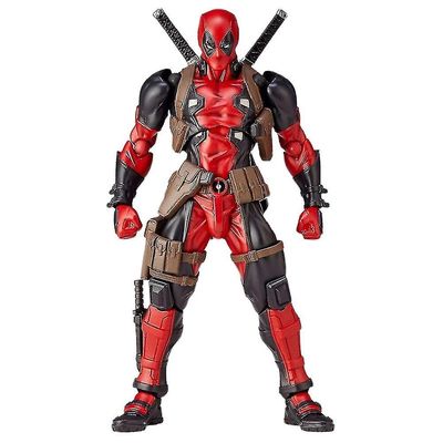 Deadpool Action Figur leketøy, flyttbare og utskiftbare ansikt, collectible modell dukke leketøy figurer Deskt