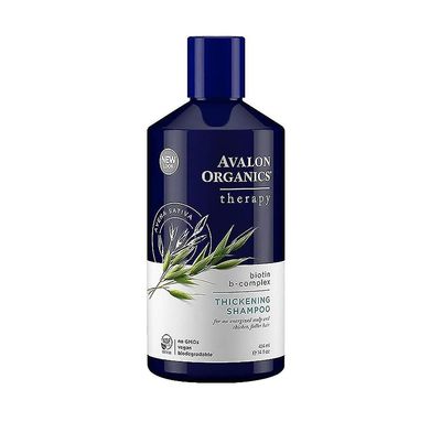 Avalon Organics Sakeuttava shampoo Biotin B Complex (orgaaninen) (14oz) 414ml